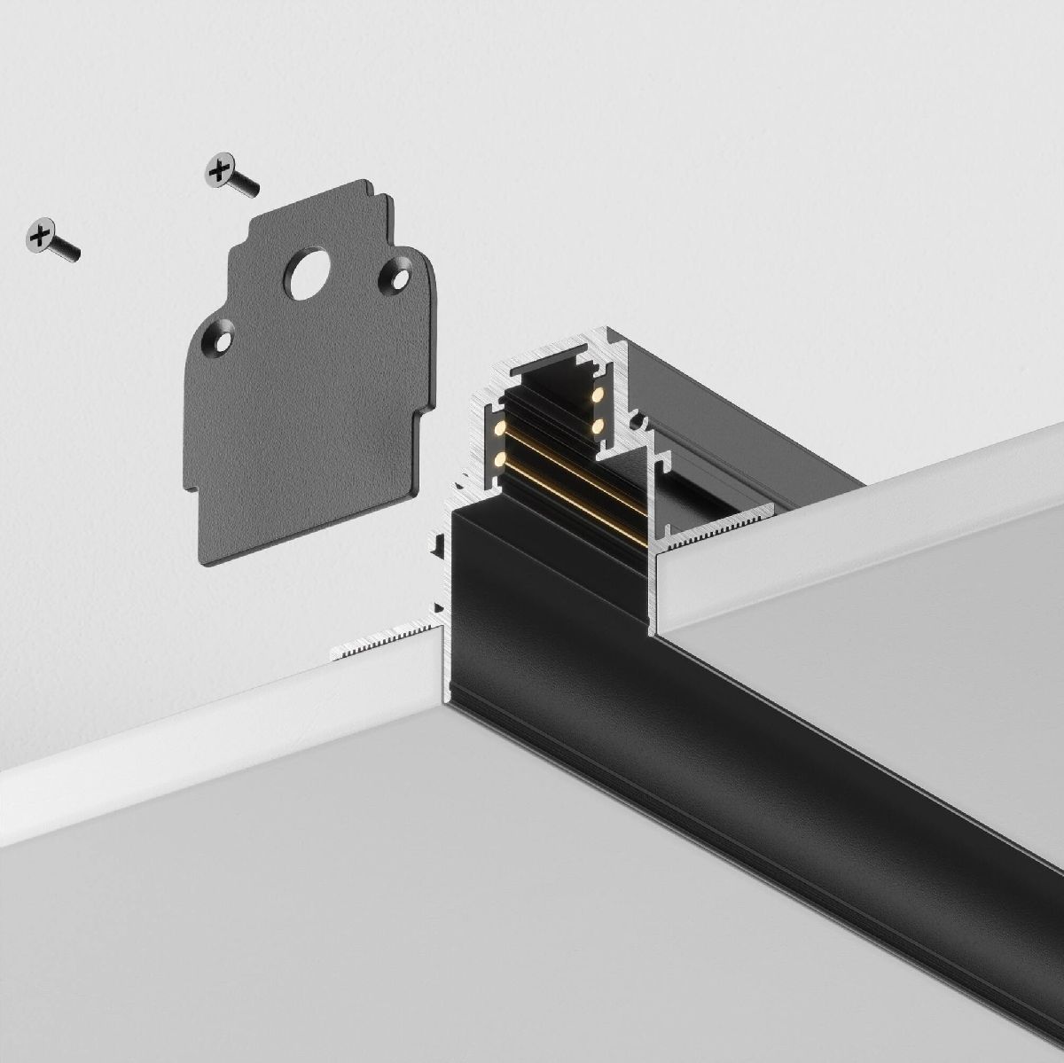 Шинопровод встраиваемый Maytoni Busbar trunkings Gravity TRX010-422B