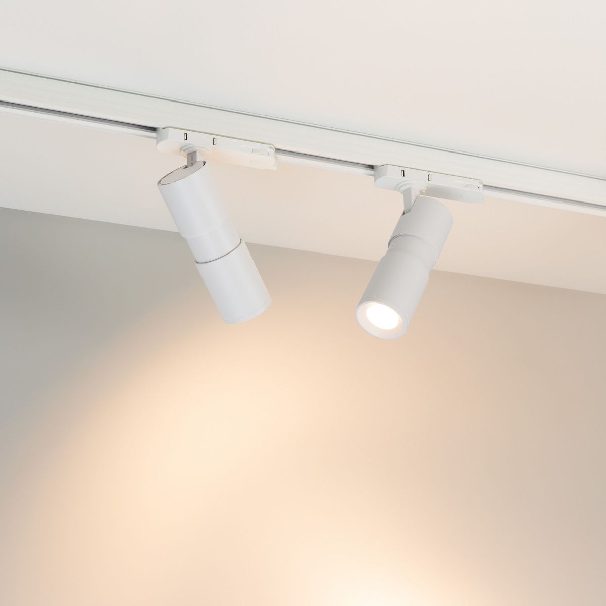 Трековый трехфазный светильник Arlight LGD-ARTEMIS-TRACK-4TR-R55-12W Warm3000 (WH, 8-80 deg, 230V, DALI) 057689