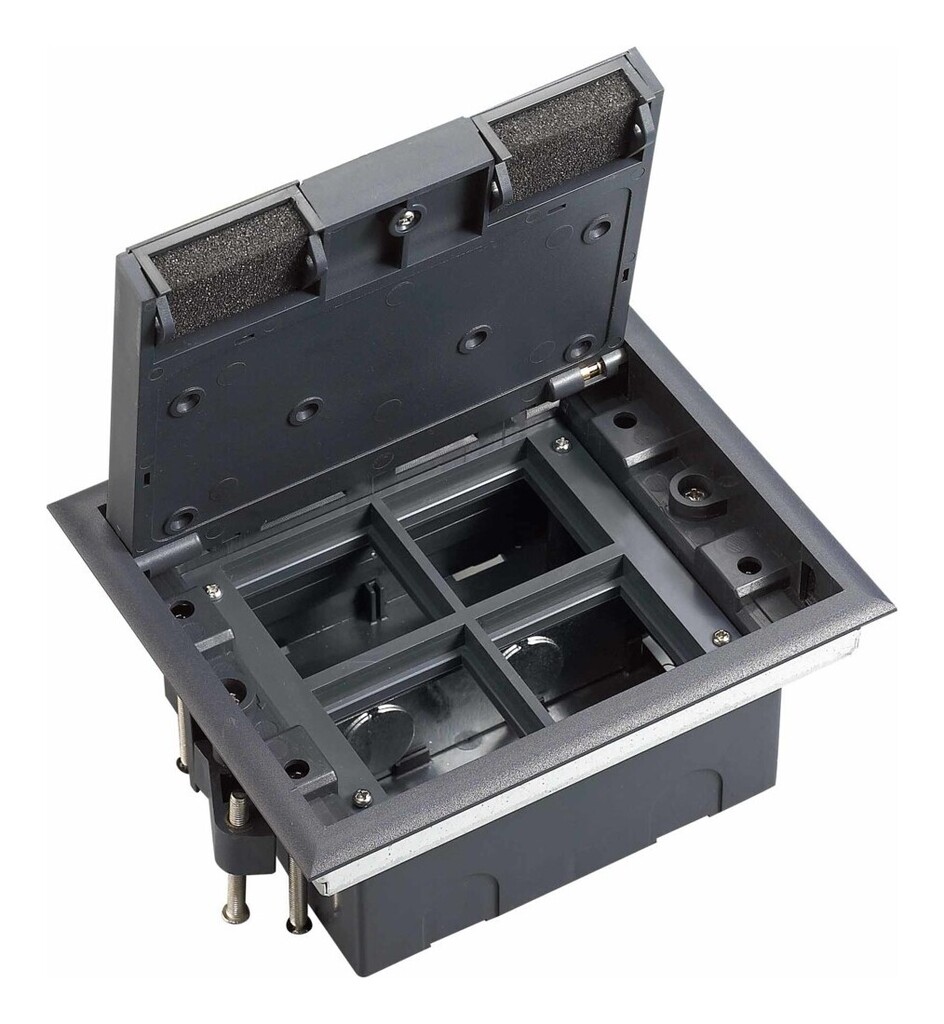 Люк на 8 модулей IP40 для фальшпола с монтажной коробкой, тип MDK10 Systeme Elecrtic MultiDesk MDK10108