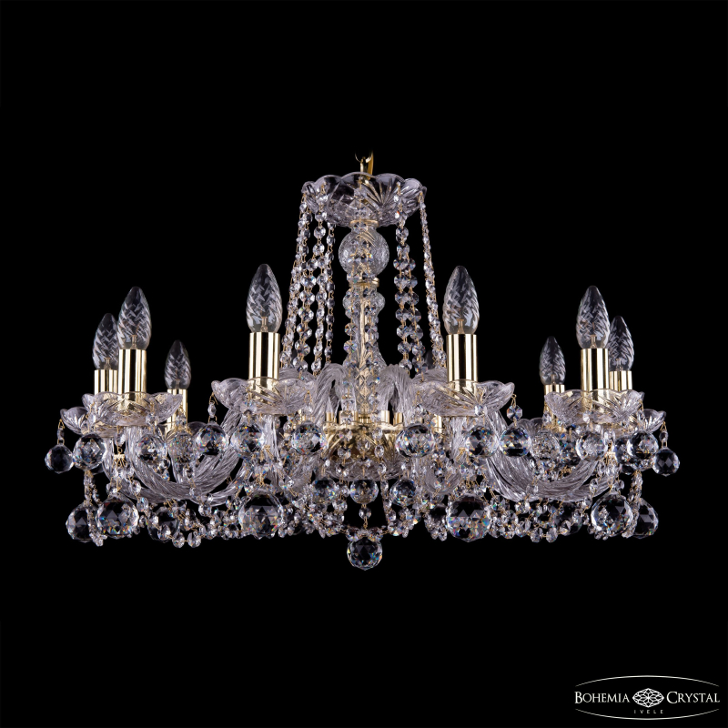 Подвесная люстра Bohemia Ivele Crystal 1402/10/240 G Balls