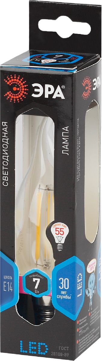 Лампа светодиодная Эра E14 7W 4000K F-LED BXS-7W-840-E14 Б0027945