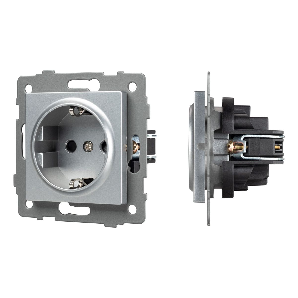 Механизм электрической розетки Arlight SCT-MEU1-PL-GR-V (250V, 16A) 049816