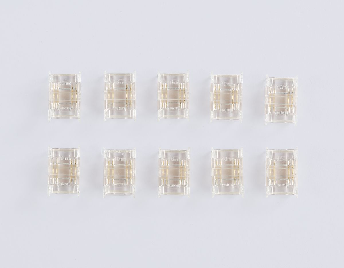 Соединитель прямой Ambrella Light Illumination COB RGB 12/24V для лент 10mm (4 конт.) (10шт. в комплекте) GS6371
