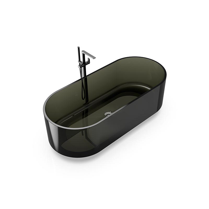 Knief Ellipse shape Ванна отдельностоящая 170x75x56см., из полимерного материала, цвет: Turmalin # 020