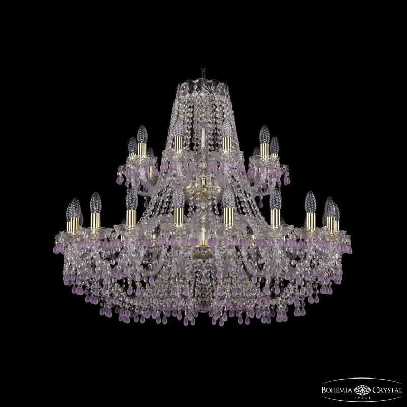Подвесная люстра Bohemia Ivele Crystal 1410/20+10/360/2d G V7010