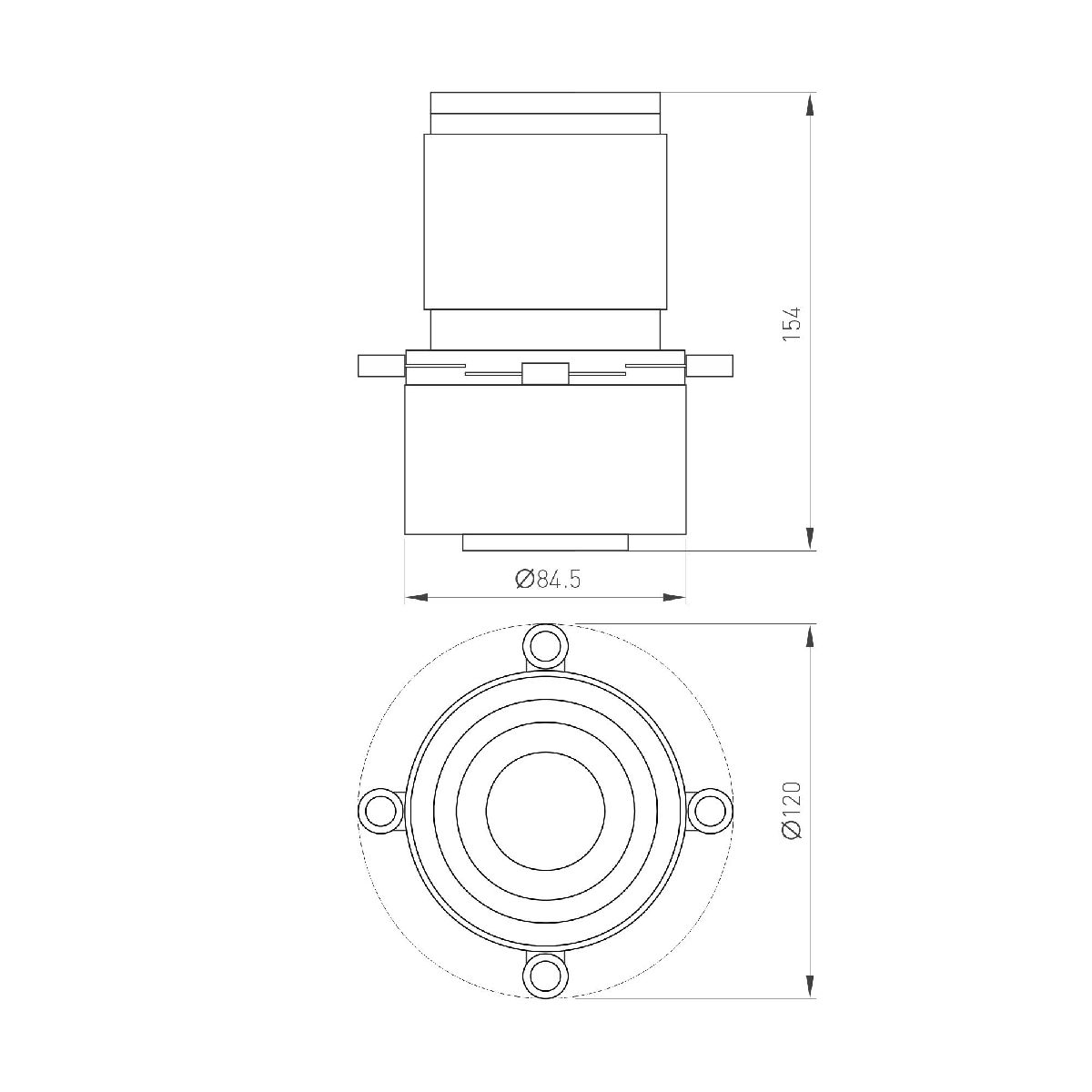 Насадка кадрирующая Arlight LGD-CROPLENS-R85 (WH) 046747