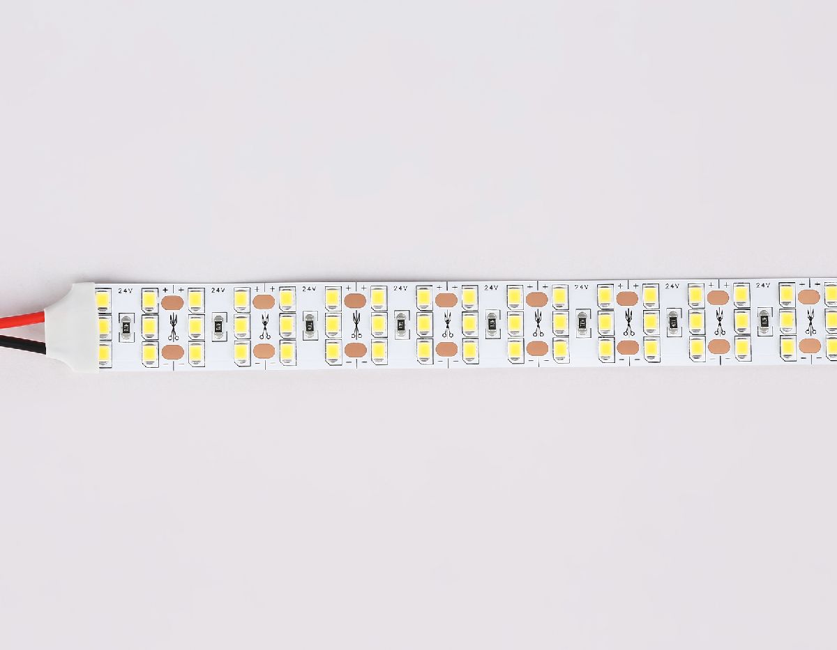 Светодиодная лента трехрядная Ambrella Light LED Strip 24В 2835 26Вт/м 4500K 5м IP20 GS3902