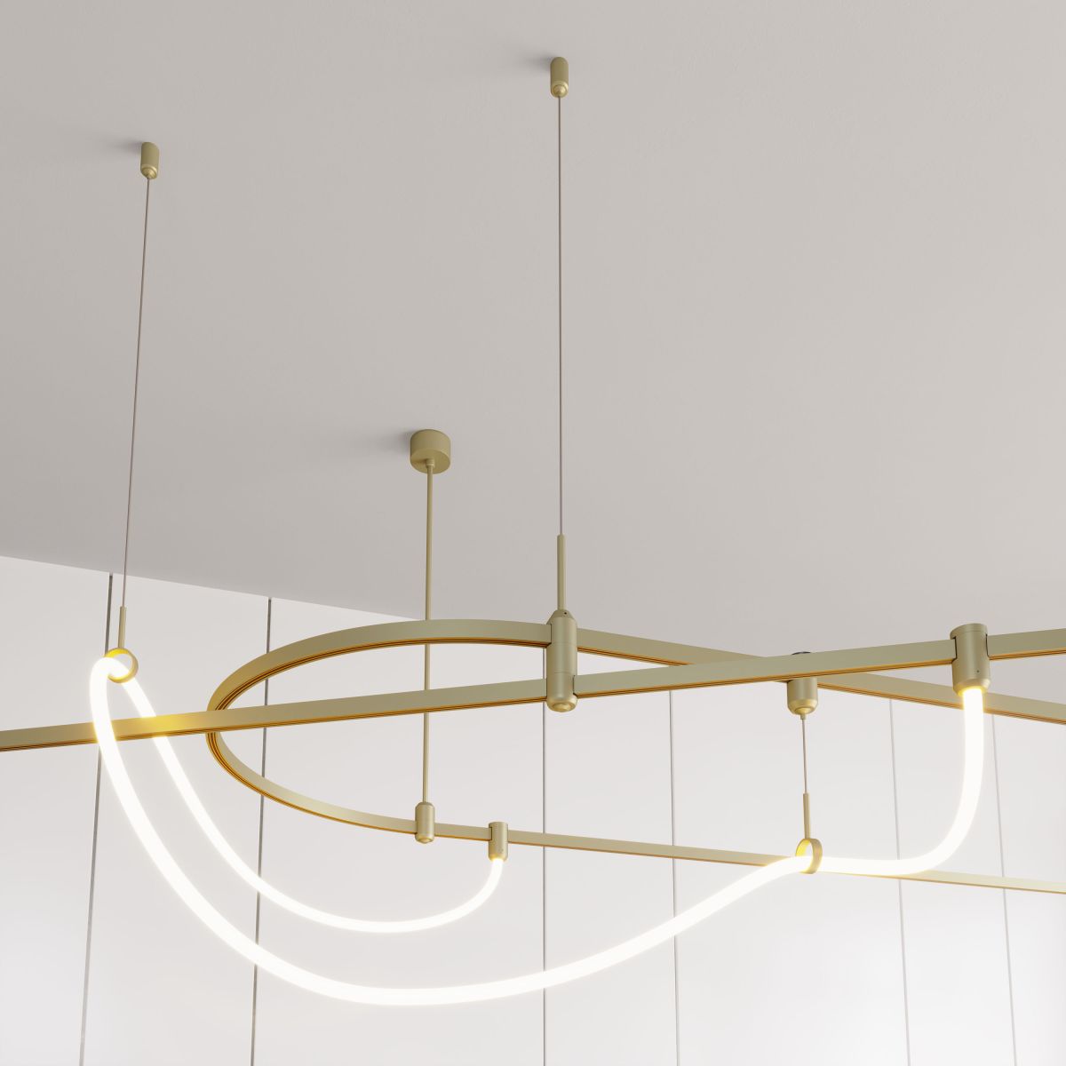 Трековый светильник Arlight ART-APRIORI-TUBE-ELASTIC-R38-L1000-12W Warm3000 (Оливковый, 360 deg, 48V) (IP20 Металл) 053982(1)