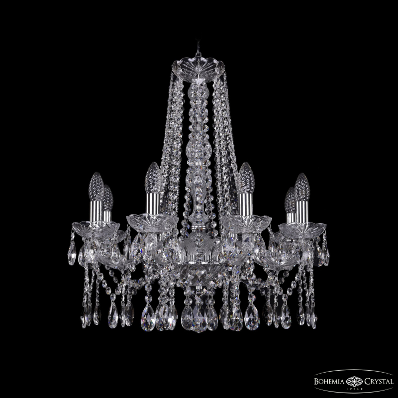 Подвесная люстра Bohemia Ivele Crystal 1413/8/200/h-61 Ni