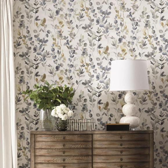 Обои York OS4314 Joyful Eucalyptus Navy