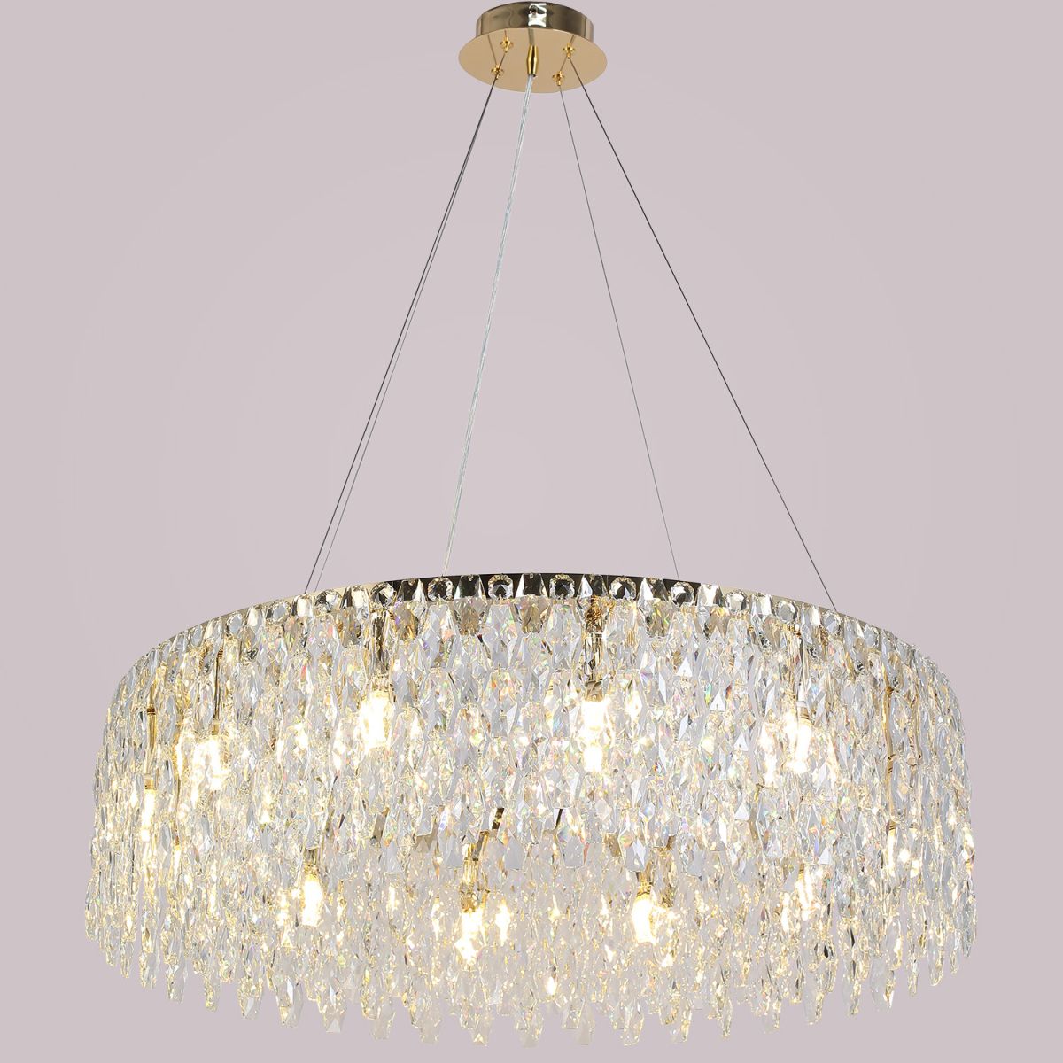 Подвесная люстра Illumico IL5051-800PZF-25 GD ELITE