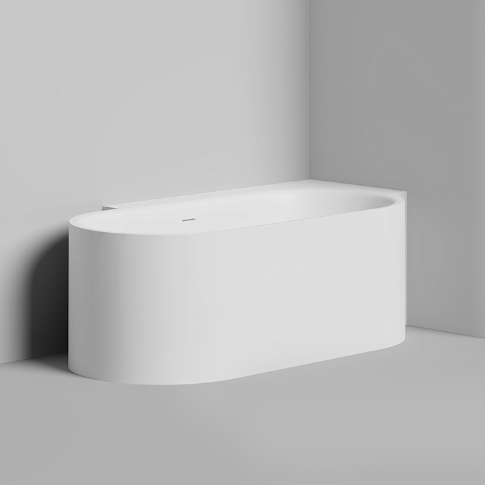 Salini Perla CR Ванна угловая 180x90см, материал S-Stone, цвет: белый матовый