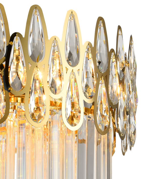Подвесная люстра Natali Kovaltseva NAVIS 76019/8C GOLD