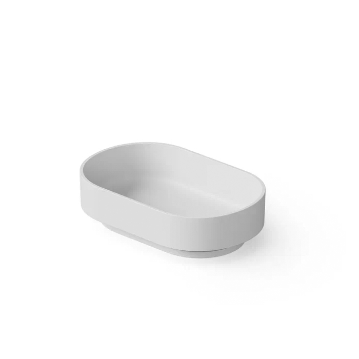 Dea Design Washbasins Раковина 56х36х15см., накладная, без отв., Solid Surface, цвет: White №18
