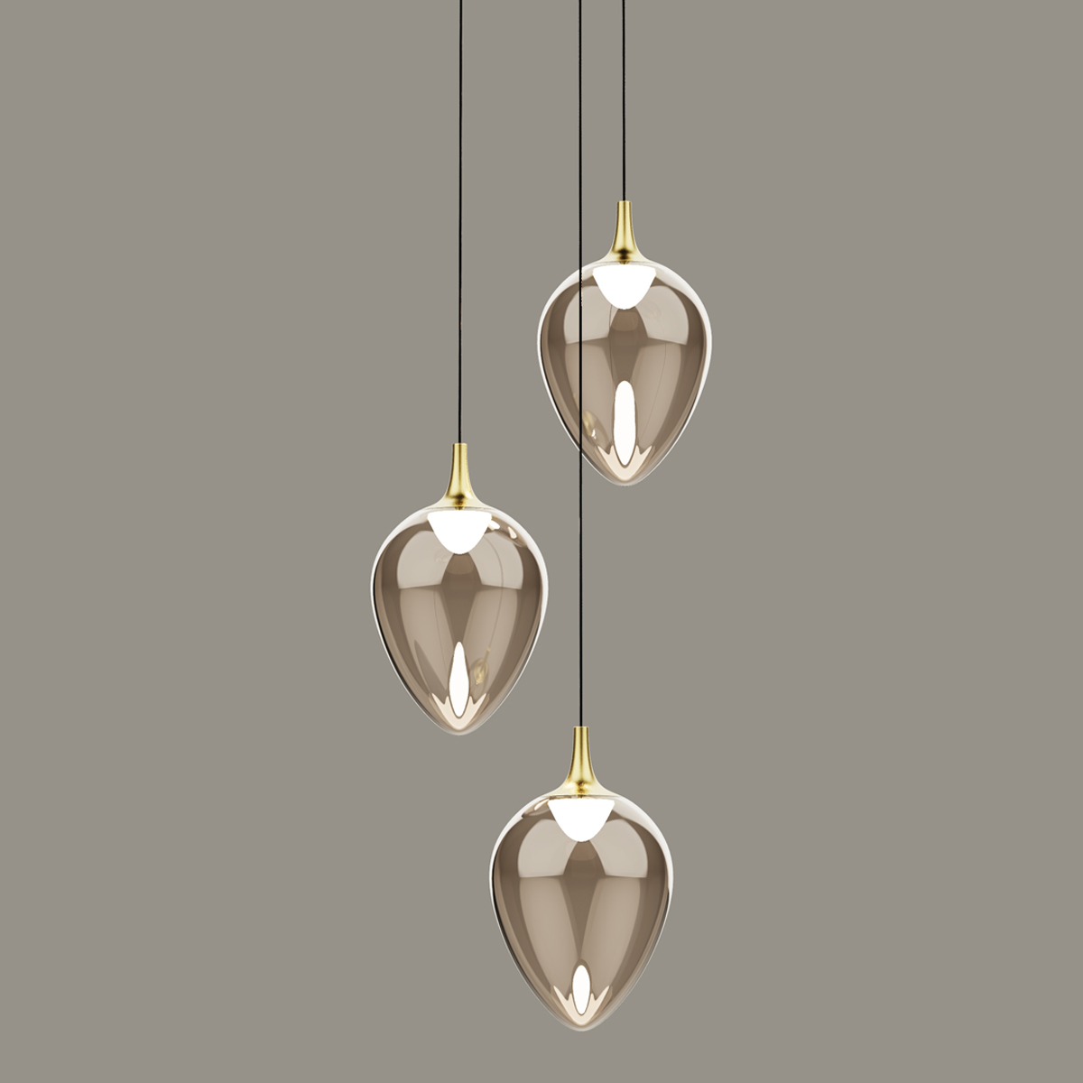 Подвесной светильник Delight Collection MD24001012-3A brass/champagne
