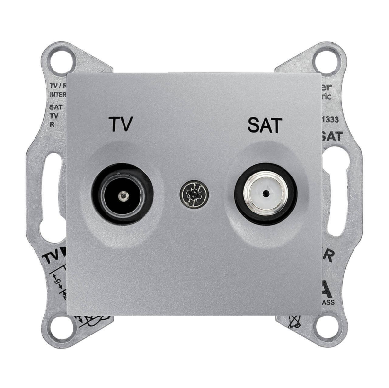 Розетка TV/SAT проходная Schneider Electric Sedna 4dB SDN3401960