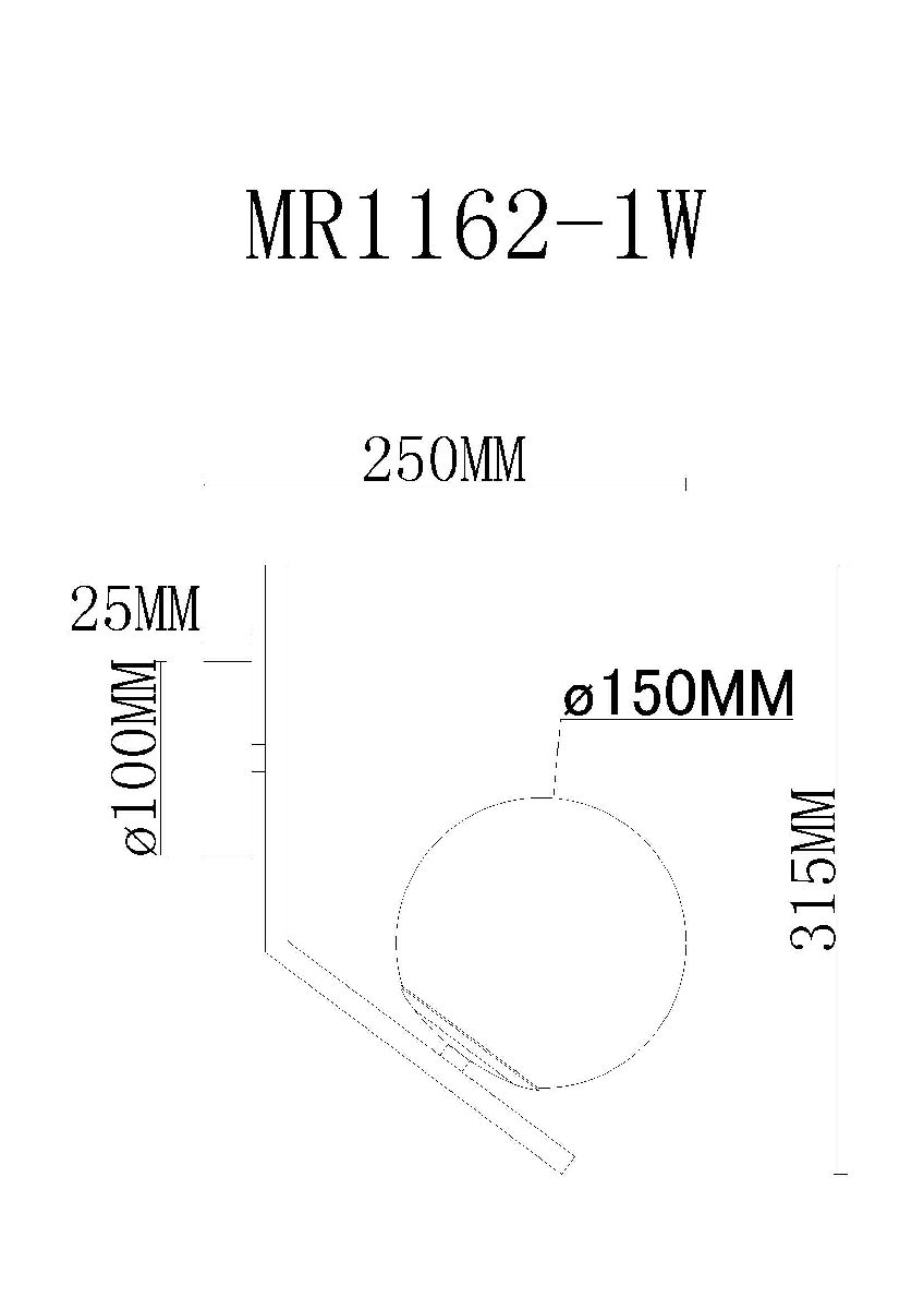 Бра MyFar Pierre MR1162-1W