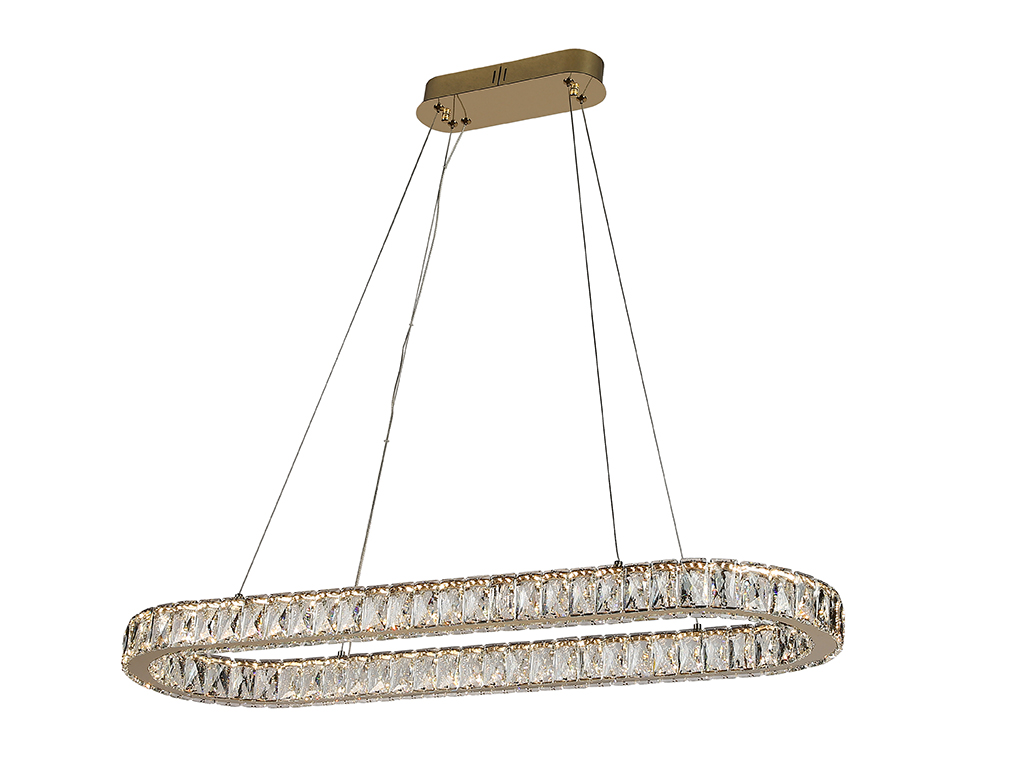 Подвесная люстра Newport 8580/90 C oval gold М0071381