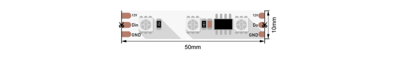 Светодиодная лента SWG SWG560-12-14.4-RGB-SPI-M 009708
