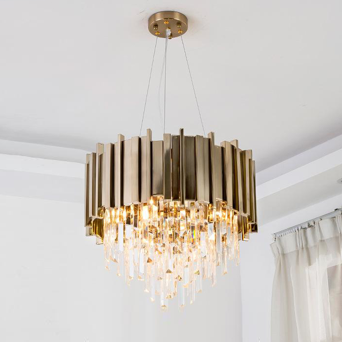 Подвесная люстра DeLight Collection Barclay A006-400 L4 gold