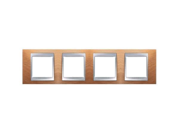 Рамка 4-постовая Schneider Electric Unica Top MGU66.008.0M2