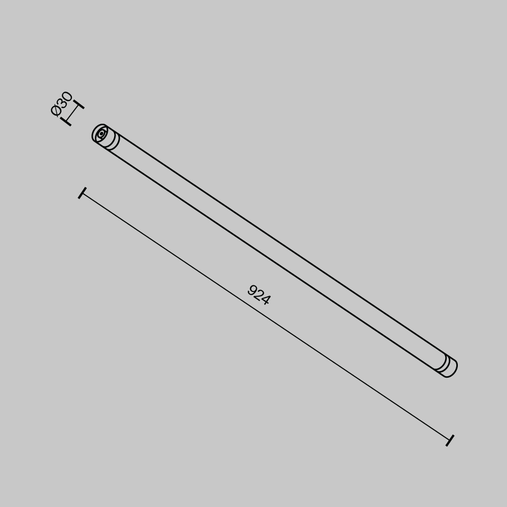 Соединитель для модульной системы Maytoni Shelf CA011-L900-B