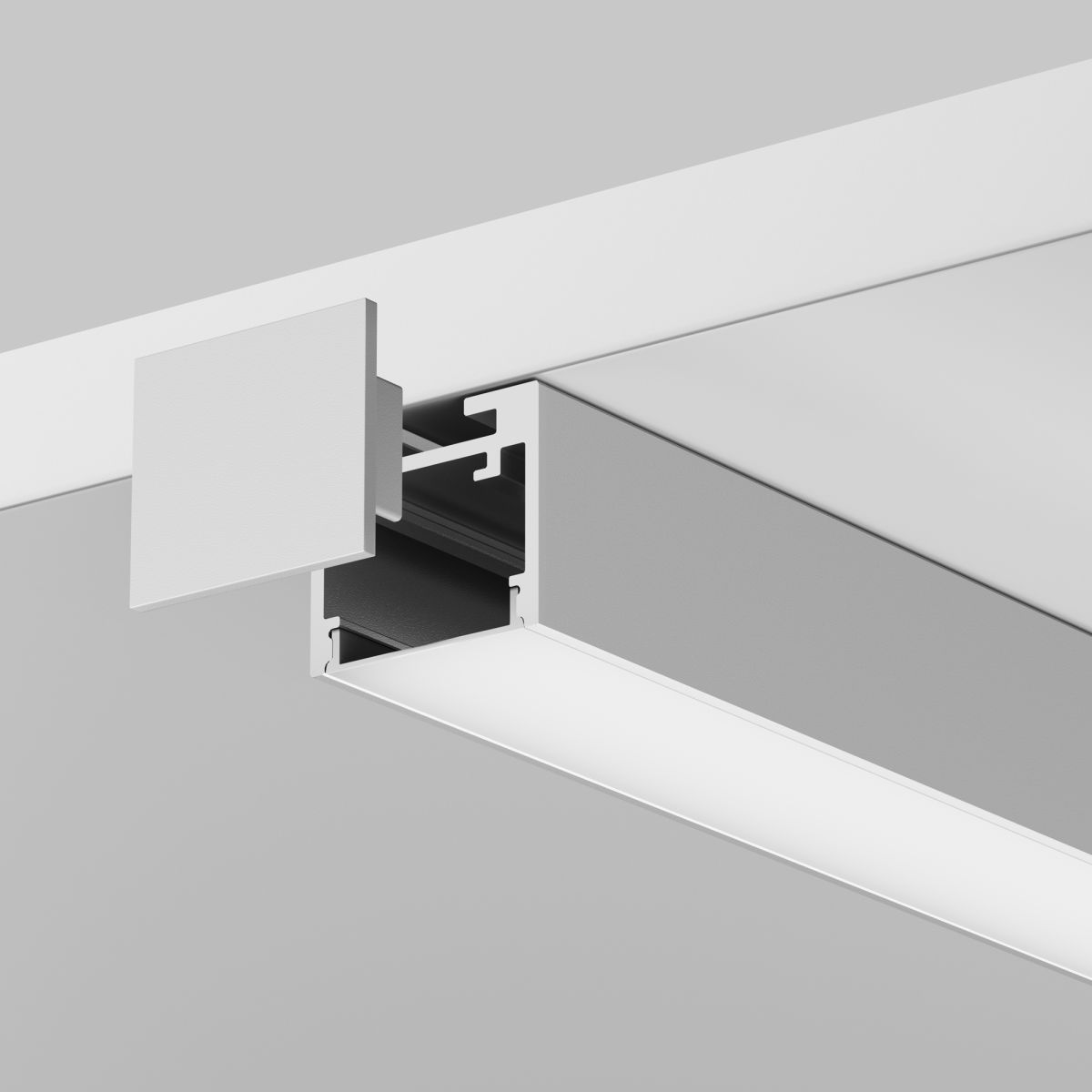 Комплект заглушек для профиля 2522 2шт Maytoni Led Strip ALM-2522-S-EC 642065
