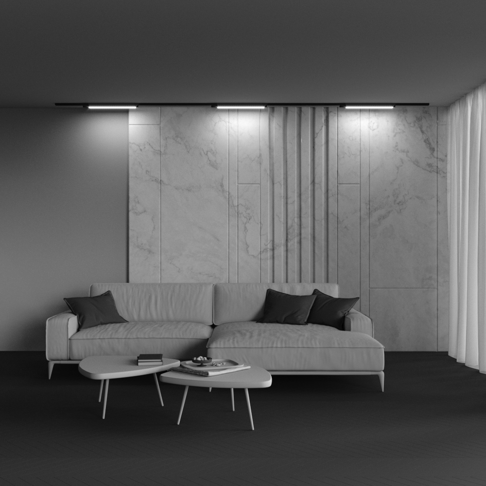 Трековый светильник Maytoni Basis TR000-1-24W3K-B
