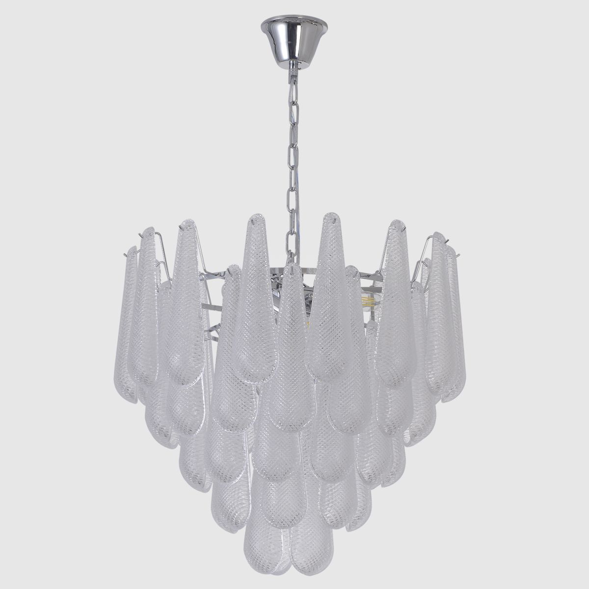 Подвесная люстра Crystal Lux FONTAIN SP10 CHROME