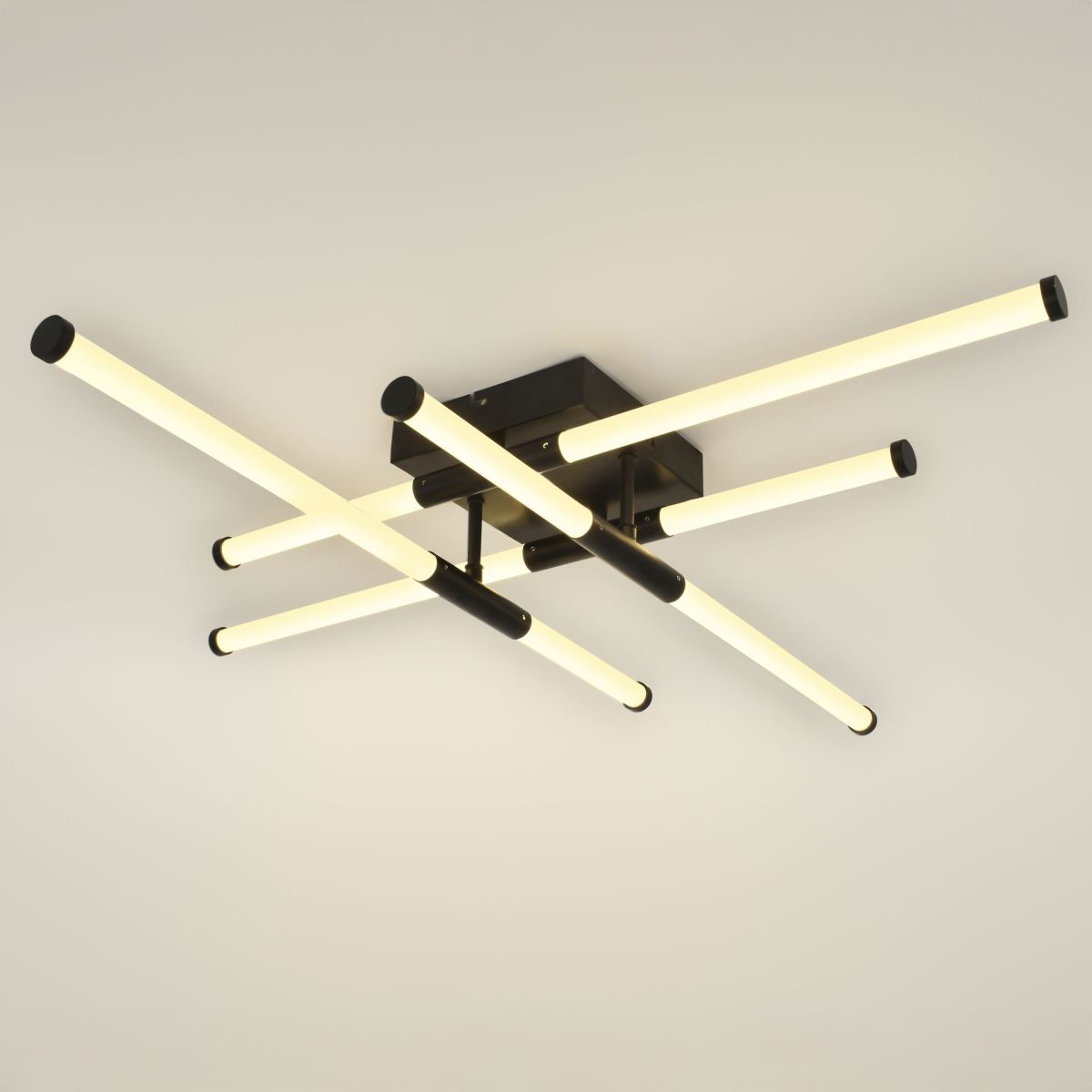 Потолочный светильник Эра Модерн Fliss CLL-1 72W 3K-6K RC BK Б0069744