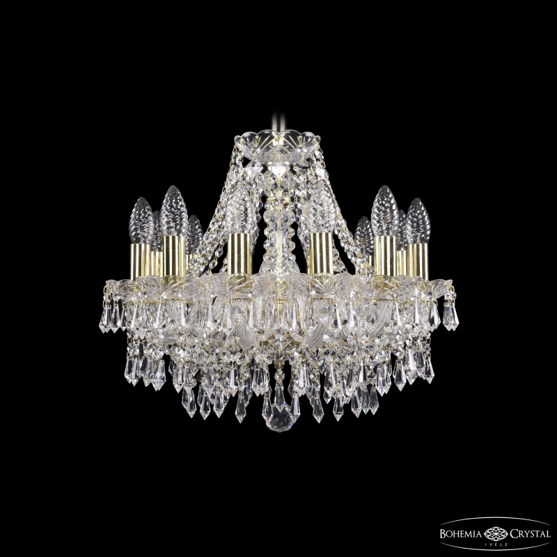 Подвесная люстра Bohemia Ivele Crystal 1403/12/141 G