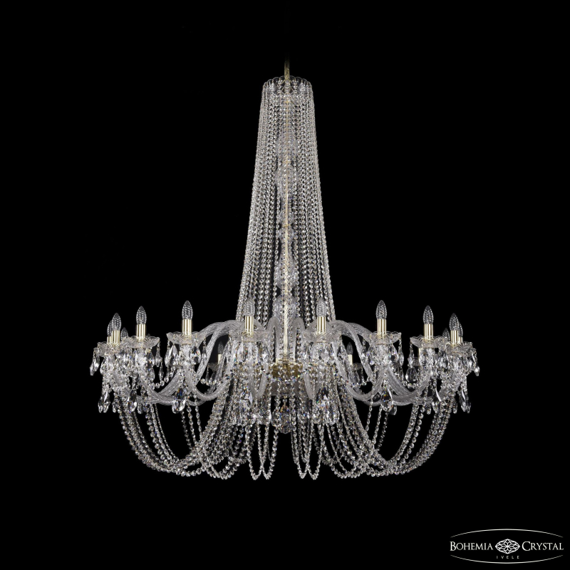 Подвесная люстра Bohemia Ivele Crystal 1402/20/530/h-164 G
