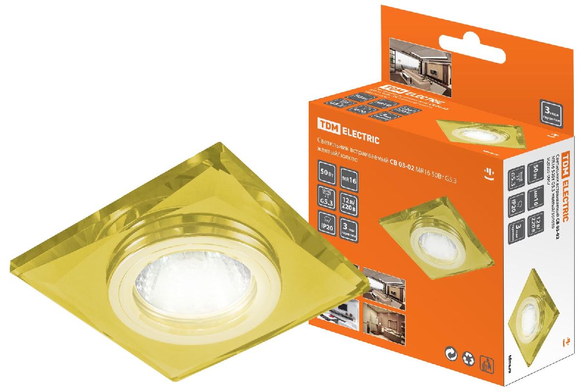 Встраиваемый светильник TDM Electric СВ 03-02 SQ0359-0047
