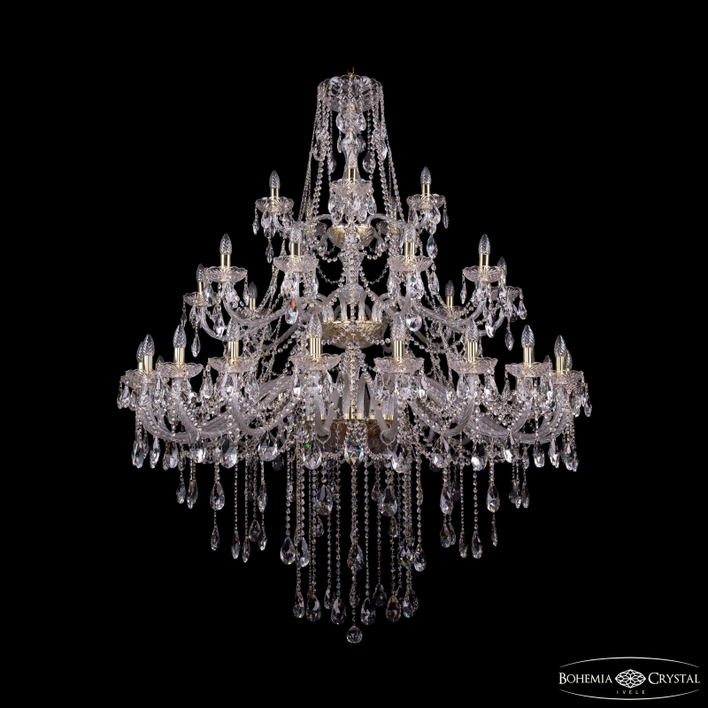 Подвесная люстра Bohemia Ivele Crystal 1415/20+10+5/530/3d G