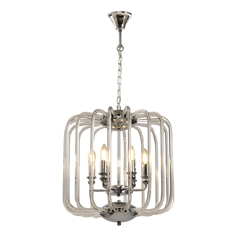 Подвесная люстра iLamp Mono P2481-6 Chrome