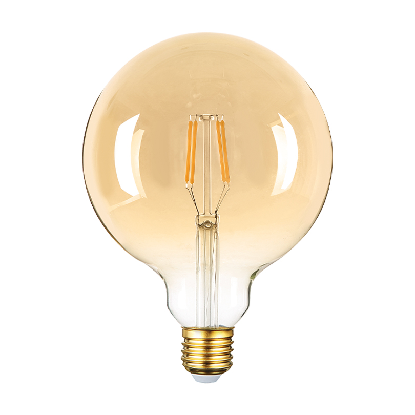 Лампа светодиодная филаментная WOLTA 10Вт 2400K Е27 шар прозрачный WF-G125-10W2.4KE27