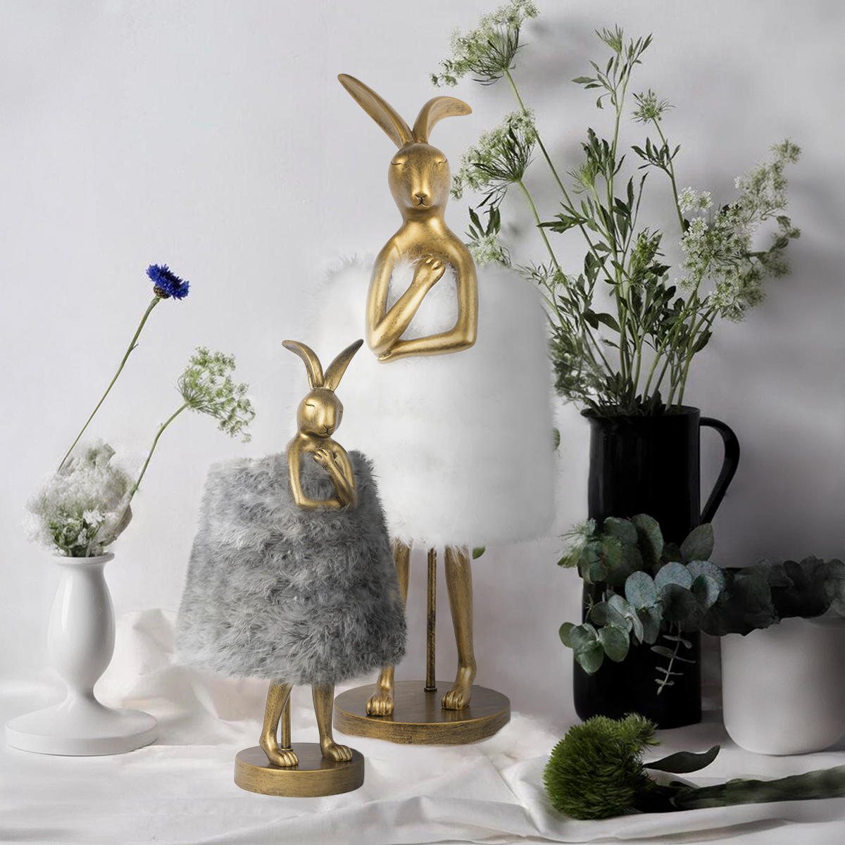 Настольная лампа Loft IT Lapine 10315/A White fluff