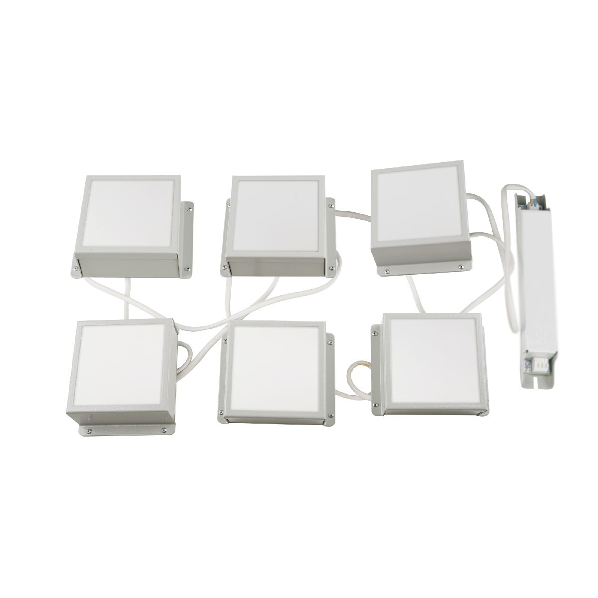 Встраиваемый светильник Uniel ULP-1010 42W/4000К IP40 GRILYATO OPAL WHITE KIT06 UL-00012448