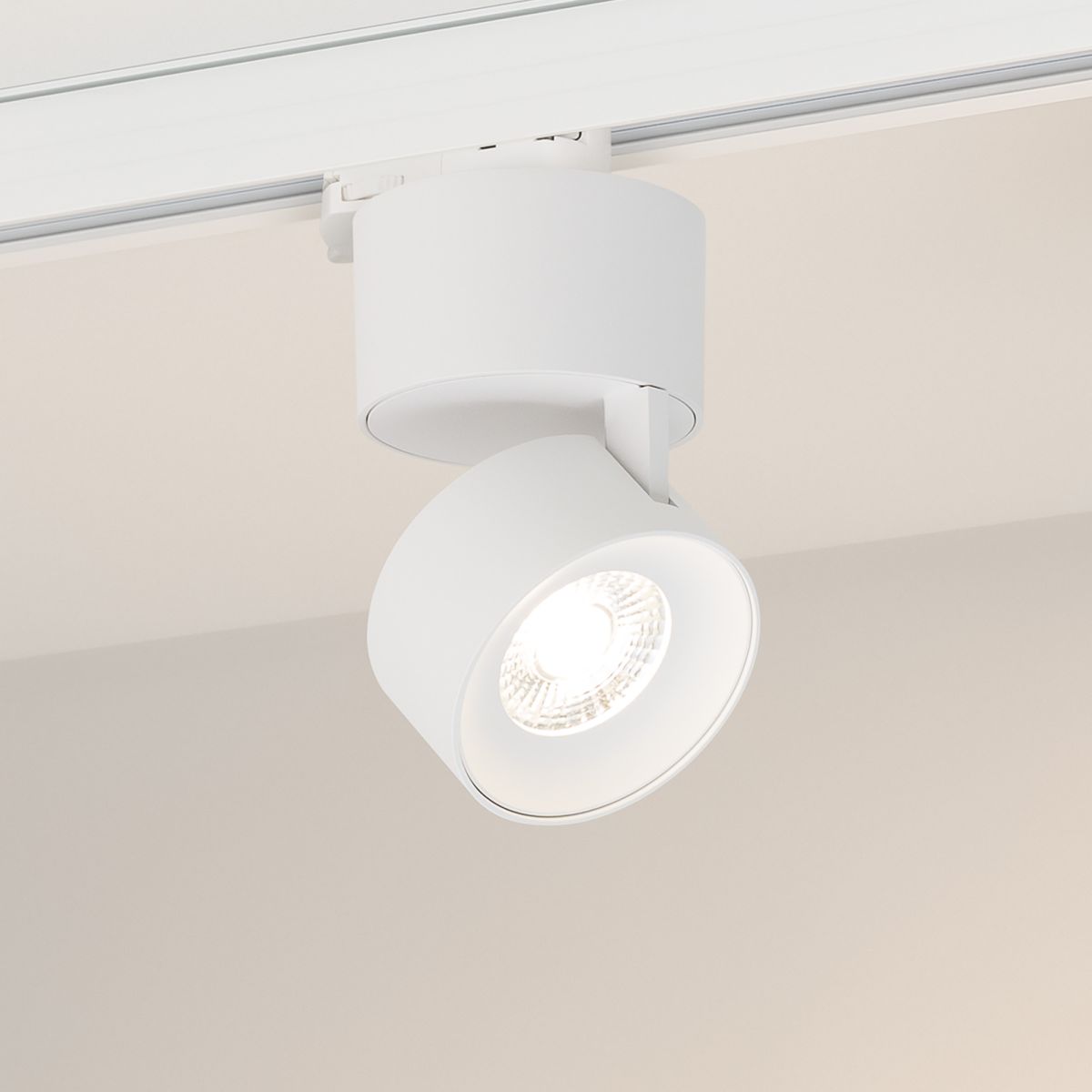 Трековый трехфазный светильник Arlight SP-PLURIO-TRACK-4TR-R77-9W Day4000 (WH-WH, 36 deg, 230V) (IP20 Металл) 038098
