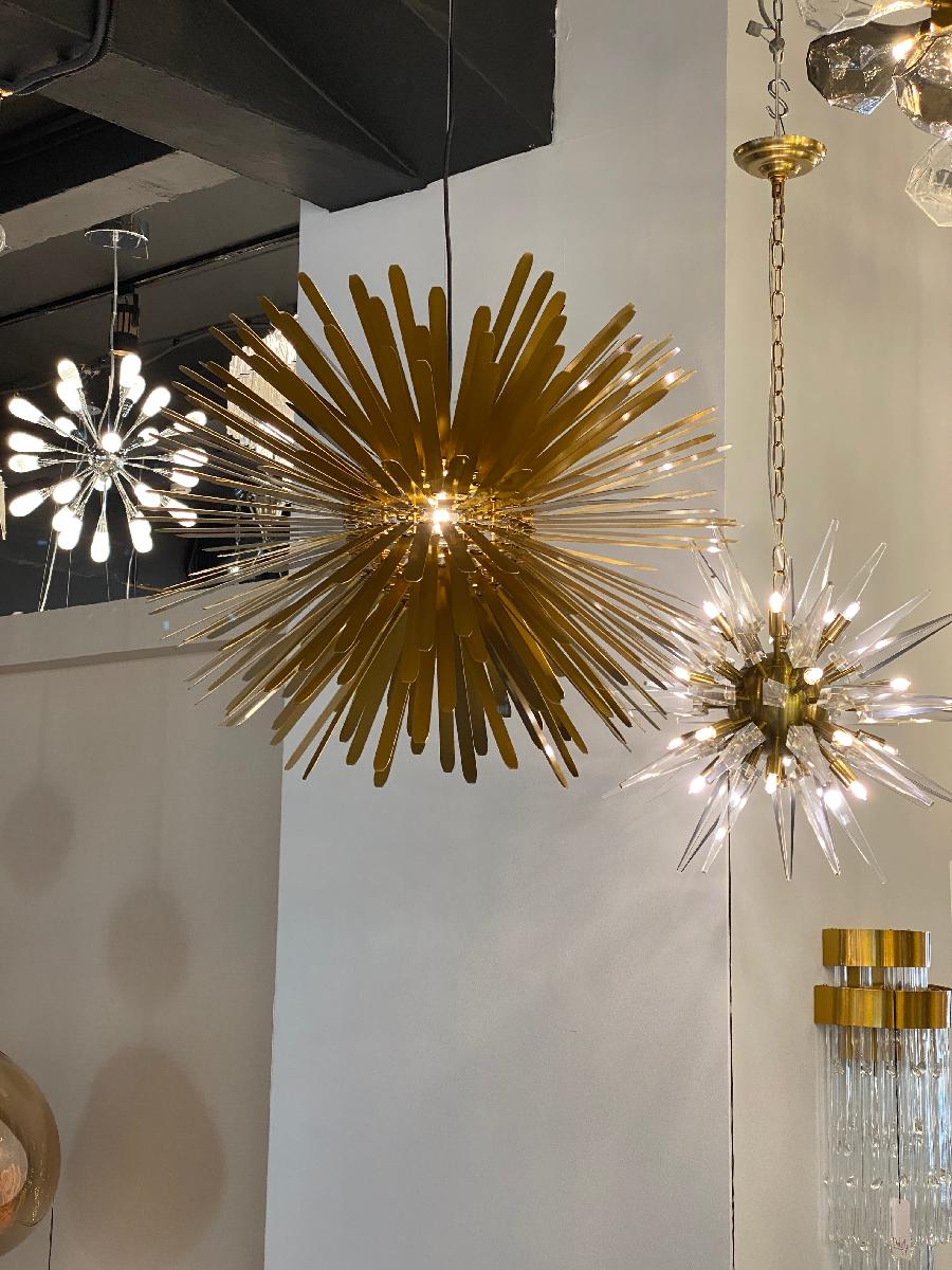 Подвесная люстра Delight Collection KM1145P-1 brass