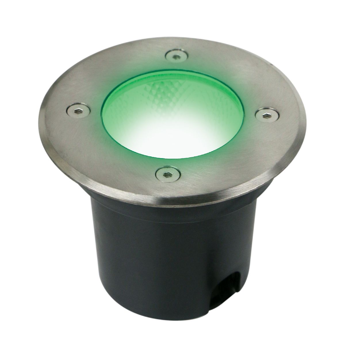 Грунтовый светильник Uniel ULU-B14A-6W/GREEN IP67 GREY UL-00012392