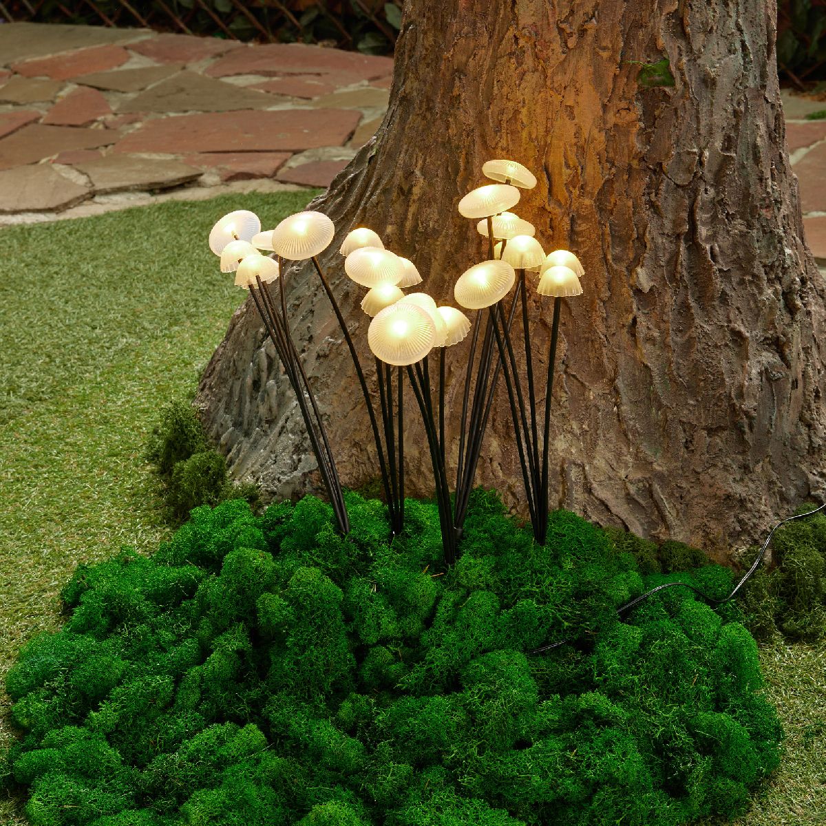 Садовый светильник на солнечной батарее Uniel USL-S-832/PM030 FAIRY MUSHROOMS SET25 UL-00011677
