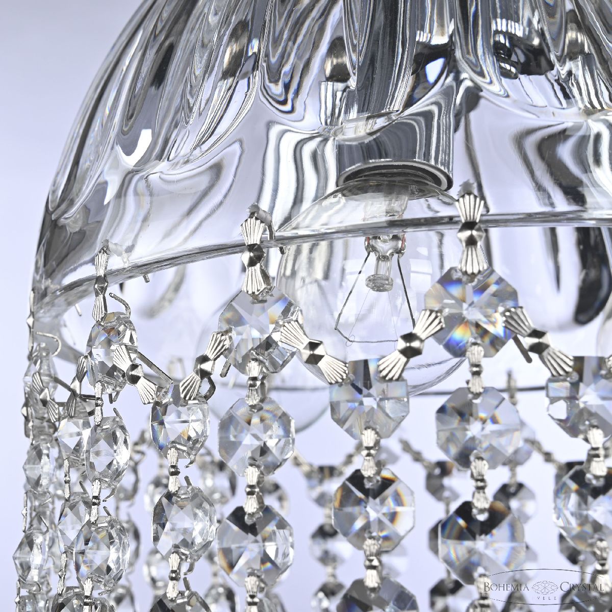 Подвесной светильник Bohemia Ivele Crystal 5478/22 Ni Clear/M-1H Leafs