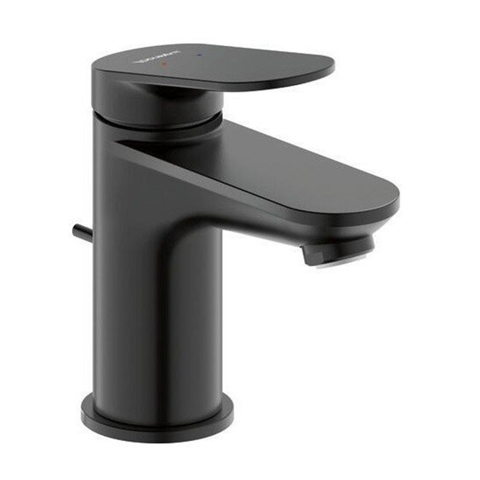 Duravit Circle M Смеситель для раковины, на 1 отв., с донным клапаном, цвет: черный матовый