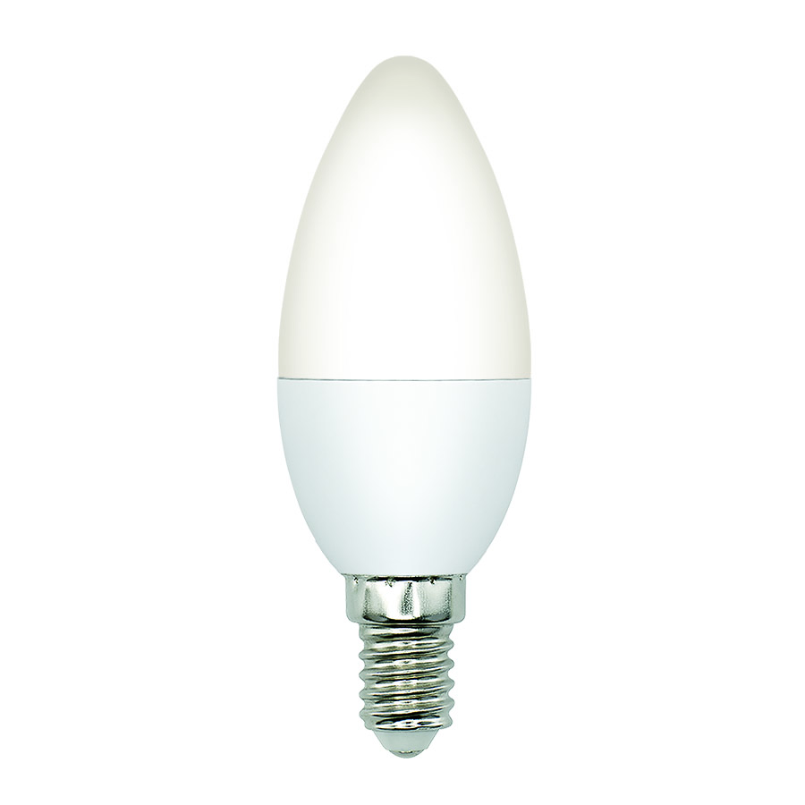 Лампа светодиодная Volpe Optima LED-C37-7W/3000K/E14/FR/SLS UL-00008797
