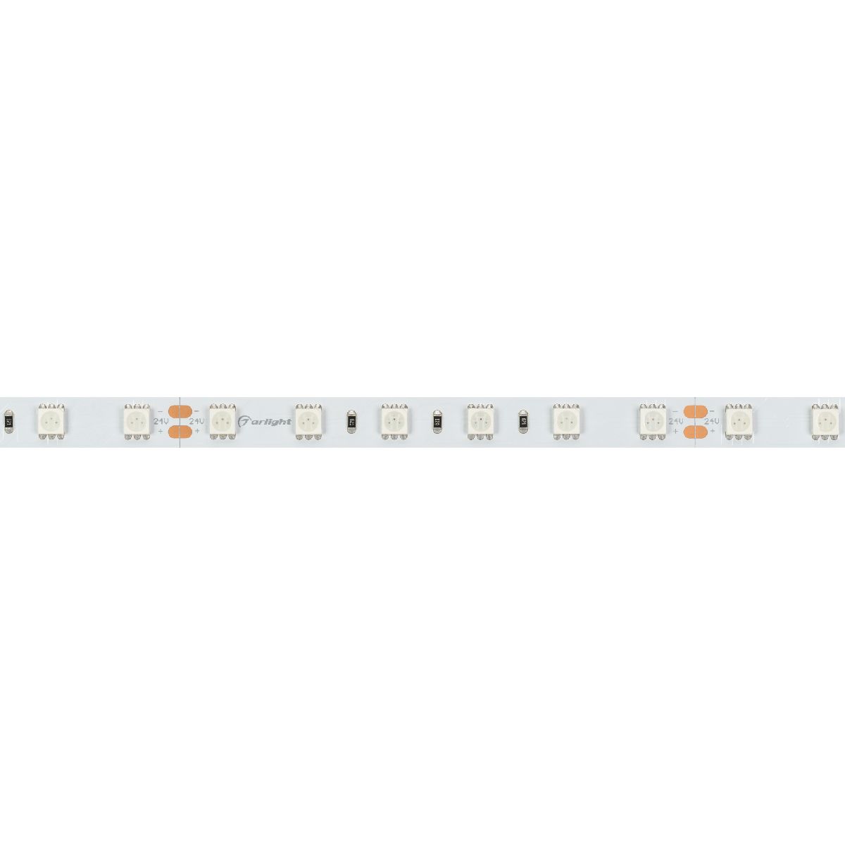 Светодиодная лента Arlight RT-B60-10mm 24V Yellow (14.4 W/m, IP20, 5060, 5m) (Arlight, 14.4 Вт/м, IP20) 008816(2)