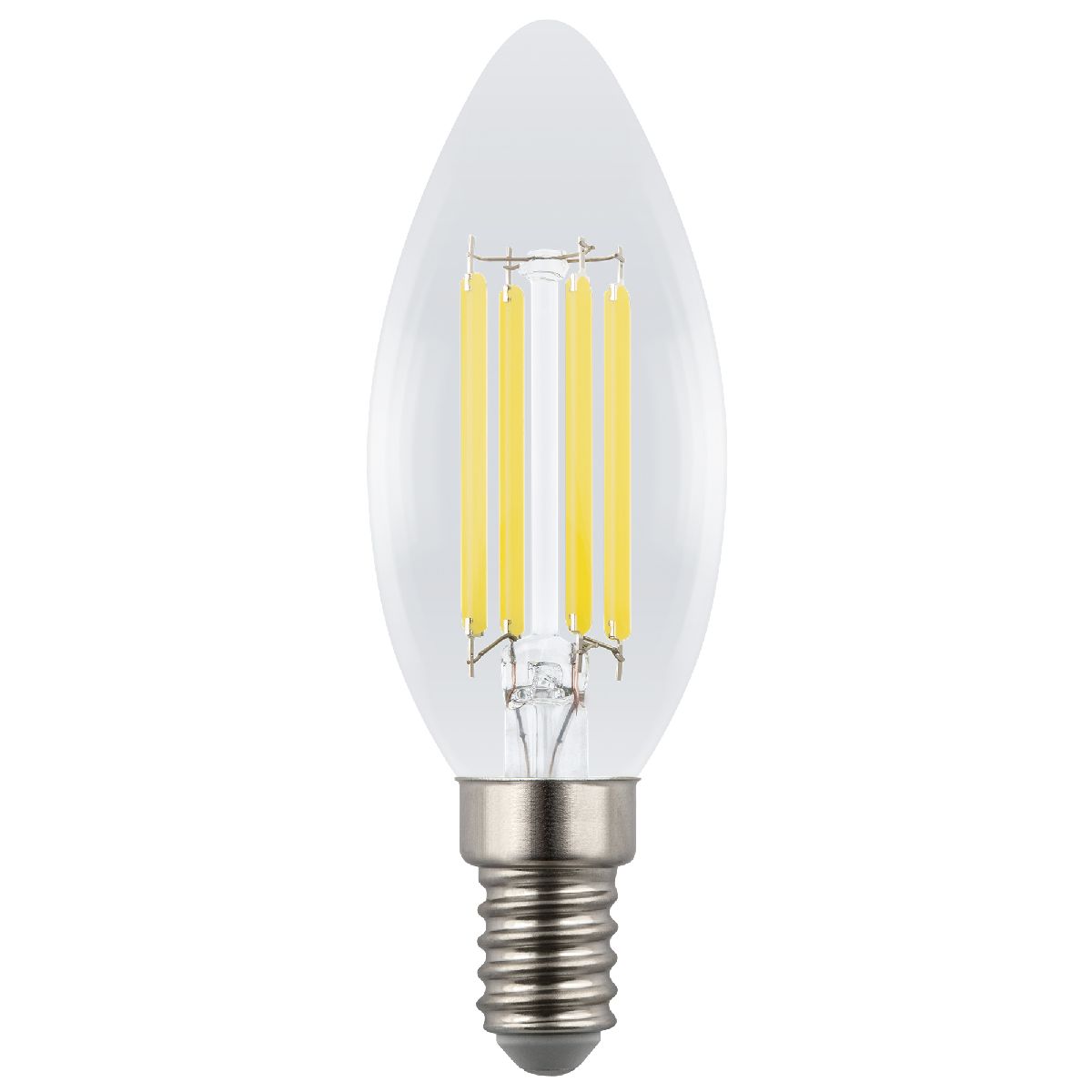 Лампа светодиодная филаментная Uniel LED-C35-4W/3000K/E14/CL GLY01TR UL-00011936