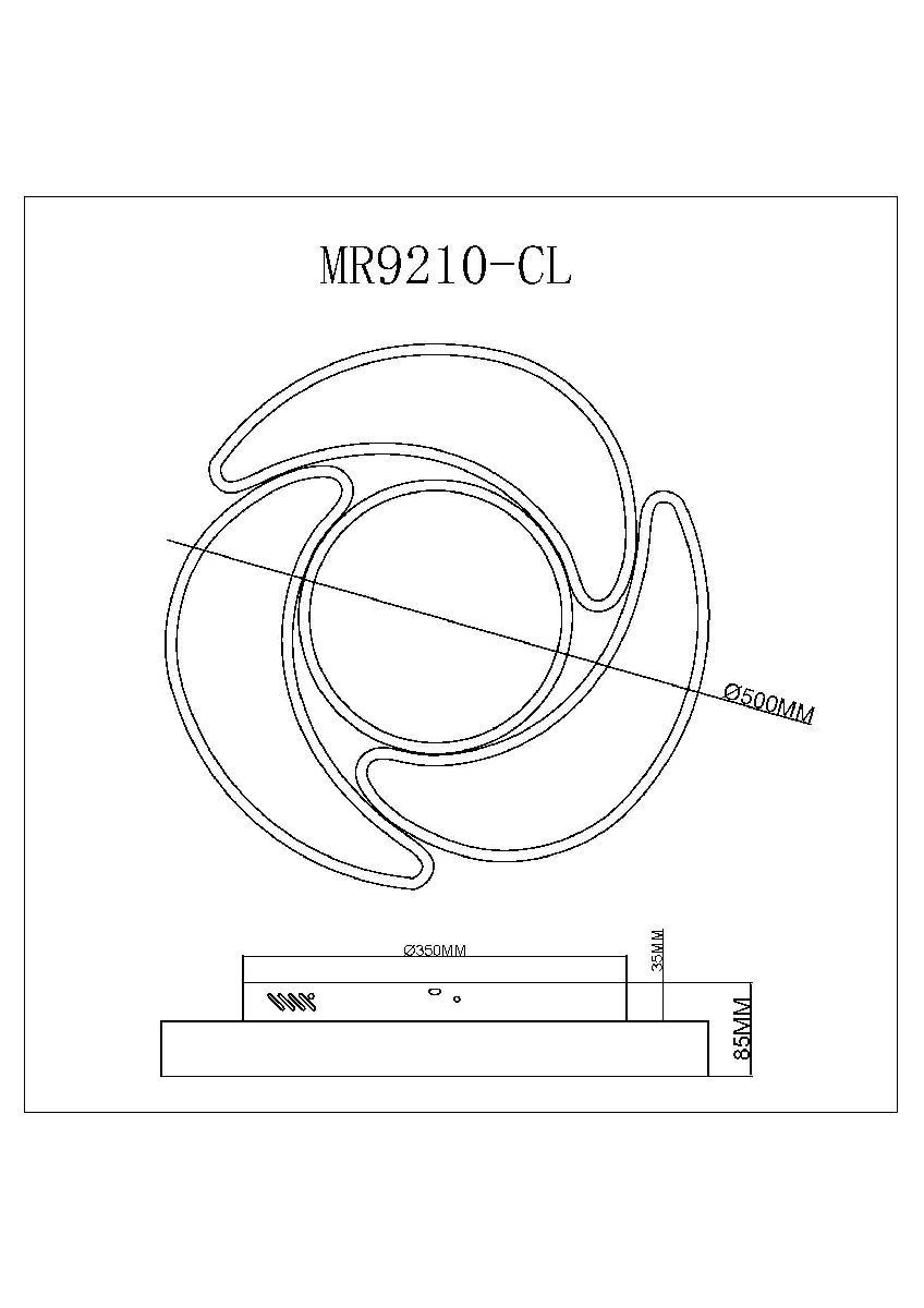 Потолочный светильник Myfar Lysithea MR9210-CL