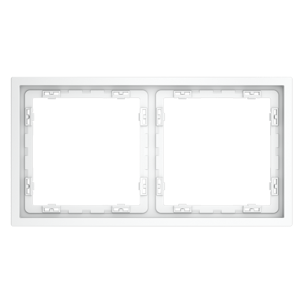Рамка на 2 поста Voltum S70 VLS100202 (белый матовый)