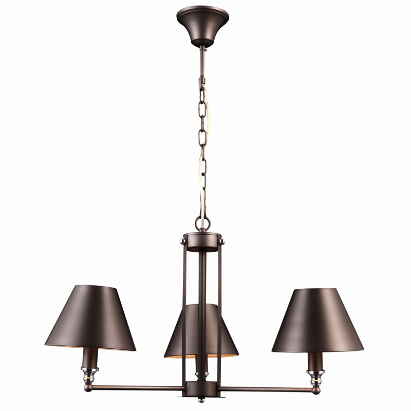Подвесная люстра Natali Kovaltseva Marquis 81000-3C GRAY BRASS
